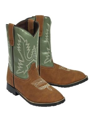 TuffRider Children's Congaree Rounded Toe Western Boot, 2,Tan at ...