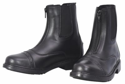 Image showing  Women Starter Synthetic Leather Front Zipper Paddock Boots