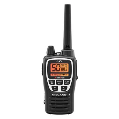 Image showing  2 GMRS GXT3000 Black and Silver, 36 Mile Walkie Talkie