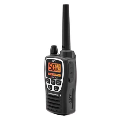 Image showing  2 GMRS GXT3000 Black and Silver, 36 Mile Walkie Talkie