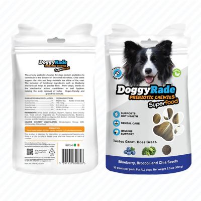 Image showing  Prebiotic Superfood Chews Blueberrry Broccoli Chia Seeds, 3.5 oz.