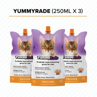 YummyRade Meal Enhancer for Cats, 3 x 8.4 fl. oz.