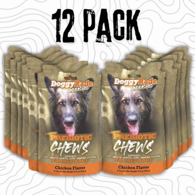 DoggyRade Unleashed Prebiotic Chew Chicken, 12 x 3.5 oz.