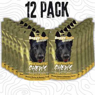 DoggyRade Unleashed Chew Peanut Butter Banana, 12 x 3.5 oz.