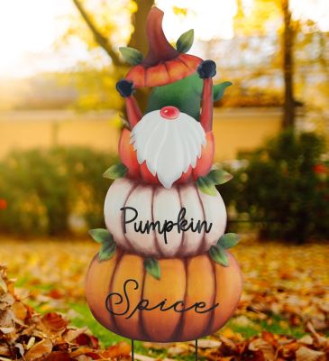 Image showing  Pumpkin Gnome Stake