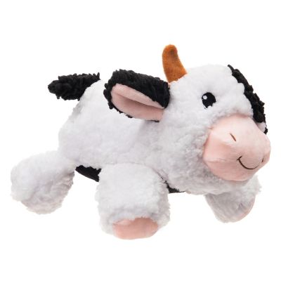 Growl Fuzzaroos Cow Plush Dog Toy