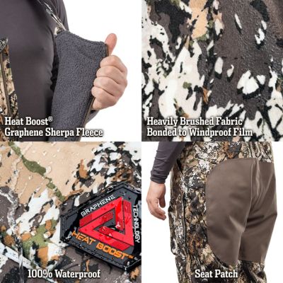 Image showing 5 th Huntworth Men's Matterhorn Heat Boost Heavyweight, Waterproof, Lined Hunting Bib Overalls