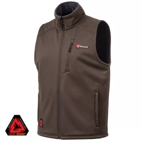 Huntworth Saskatoon Heat Boost Men's Thick Windproof Softshell Vest Hunting Vests