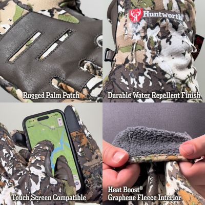 Image showing  Mens Barrow Heat Boost, Windproof Hunting Glove, E-1433-VTK-XL