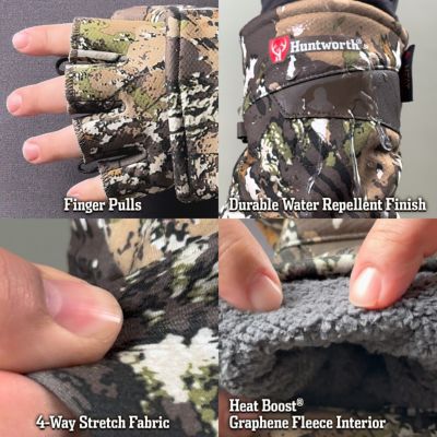 Image showing  Mens Colborne Heat Boost Windproof Hunting Pop-Top Glove, E-1436-VTK-M