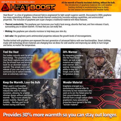 Image showing  Mens Colborne Heat Boost Windproof Hunting Pop-Top Glove, E-1436-VTK-XL