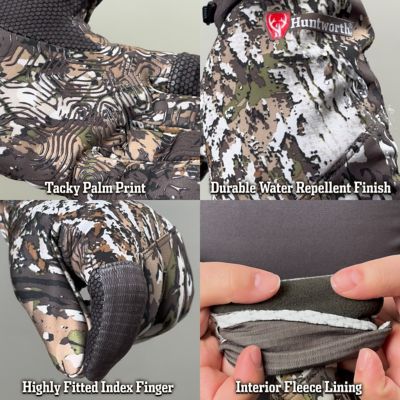 Image showing  Men's Decatur Light Weight Hybrid Windproof/DWR Hunting Glove , E-1365-VTK-M