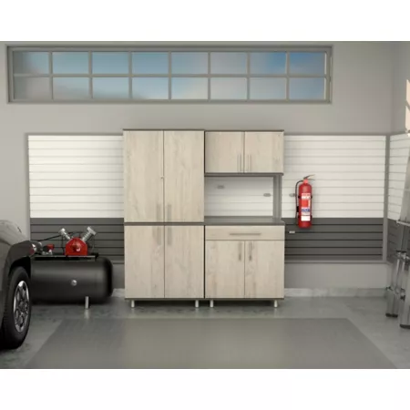 Inval 3 pieces Garage storage system GS-GP22 Freestanding Garage Cabinets