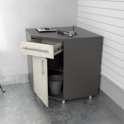 Inval Corner Garage Storage Cabinet