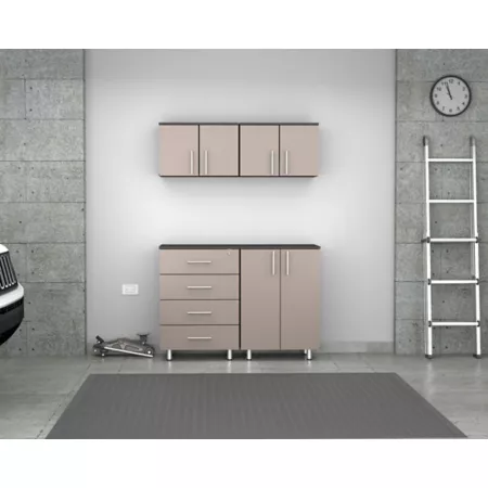 Inval 4 pieces Storage system Freestanding Garage Cabinets