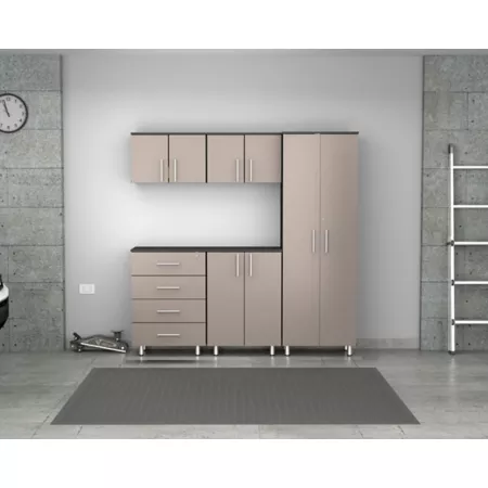 Inval 5 pieces Storage system Freestanding Garage Cabinets