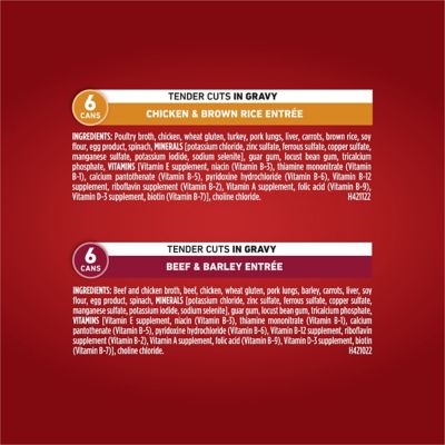 Image showing  Tender Cuts in Gravy Chicken & Beef Variety Pack Wet Dog Food, 13 oz., 12 count