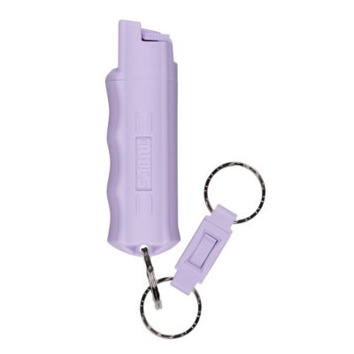 Sabre Pepper Spray with Finger Grip & Quick Release Key Ring