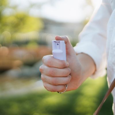 Image showing  Pepper Spray with Finger Grip & Quick Release Key Ring