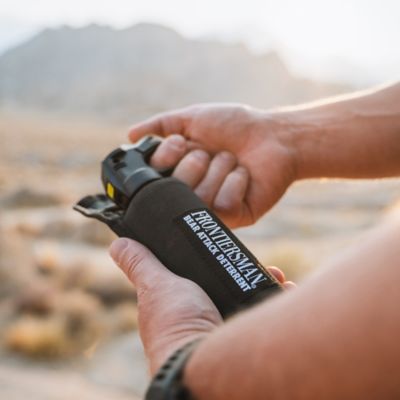 Image showing  Frontiersman MAX Bear Spray with Belt Holster