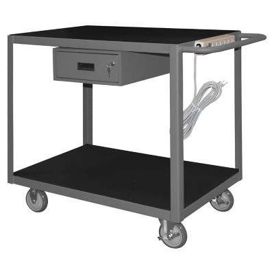 Durham MFG Instrument Cart, RSIC-2436-2-5PU-95