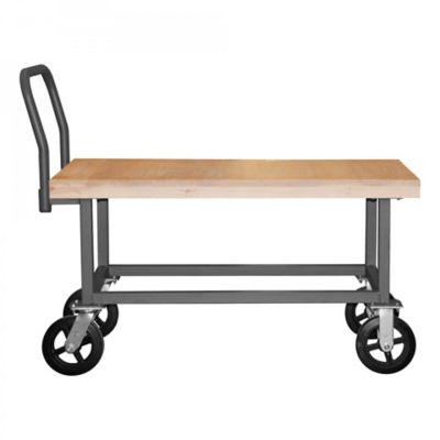 Durham MFG Work Height Platform Truck, WHPT-WD-3060-8MR-95