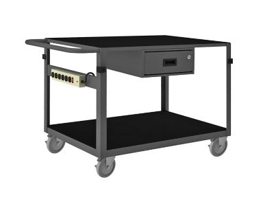Durham MFG Instrument Cart, IC24361DRPS4SW5PU95