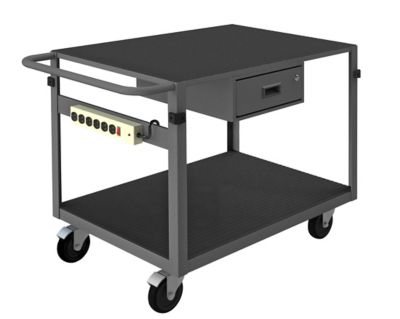 Durham MFG Instrument Cart, IC2436311DRPS4SW5PO95