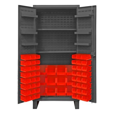 Durham MFG Cabinet with Bins and Shelves, HDC36-60-2S6D1795