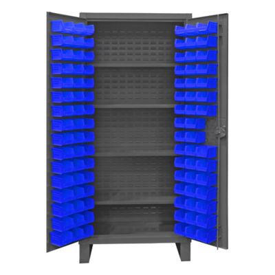 Durham MFG Cabinet with Bins and Shelves, HDC36-96-4S5295