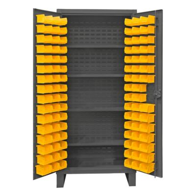 Durham MFG Cabinet with Bins and Shelves, HDC36-96-4S95