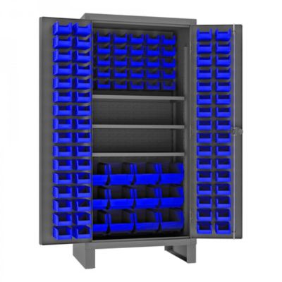 Durham MFG Cabinet with Bins and Shelves, HDC36-108-3S5295