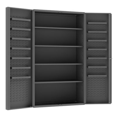 Durham MFG Cabinet with Bins and Shelves, SJC-DLP-4S-14DS-95