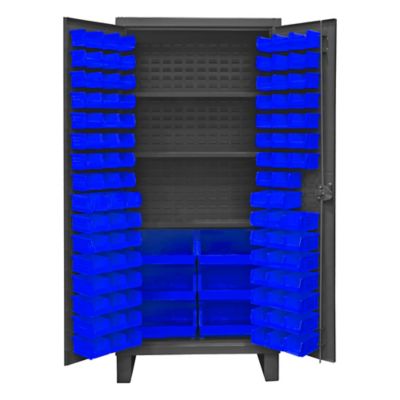 Durham MFG Cabinet with Bins and Shelves, HDC36-102-3S5295