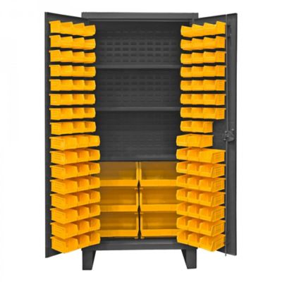 Durham MFG Cabinet with Bins and Shelves, HDC36-102-3S95