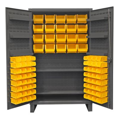 Durham MFG Cabinet with Bins and Shelves, HDC48-84-2S6D95
