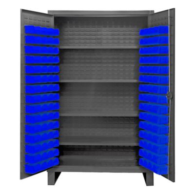 Durham MFG Cabinet with Bins and Shelves, HDC48-120-4S5295