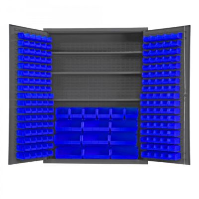 Durham MFG Cabinet with Bins and Shelves, SSC-185-3S-NL-5295