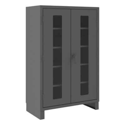 Durham MFG Cabinet, Clearview Doors, HDCC244878-4S95