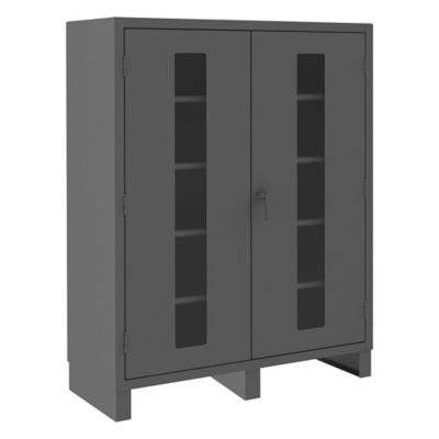 Durham MFG Cabinet, Clearview Doors, HDCC246078-4S95