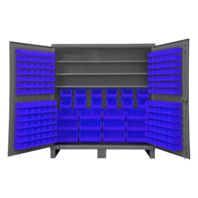 Durham MFG Cabinet with Bins and Shelves, HDC72-192-3S5295