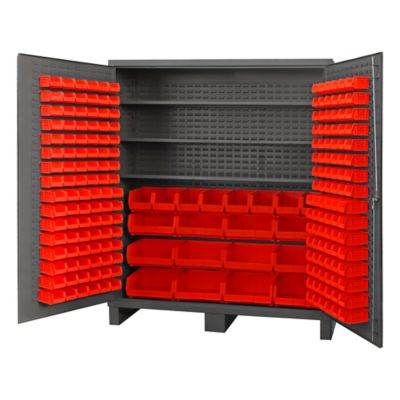 Durham MFG Cabinet with Bins and Shelves, SSC-722484-BDLP-2123S1