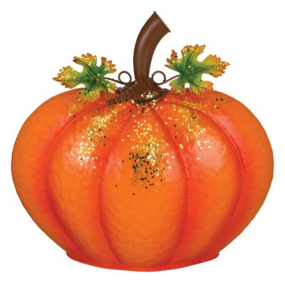 Regal Art & Gift Gilded Pumpkin Decor Orange, 13749