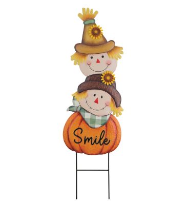 Regal Art & Gift Pumpkin Scare Crow Stake