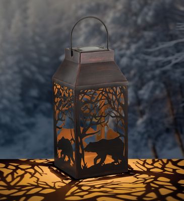 Image showing  Shadow Solar Lantern Square Bear