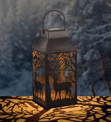 Image showing  Shadow Solar Lantern Square Deer