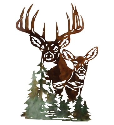 Regal Art & Gift Metallic Lodge Wall Decor Buck