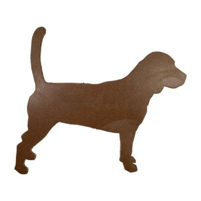 Image showing  Rustic Farmhouse 18 in. Beagle Cutout Reclaimed Wood Silhouette