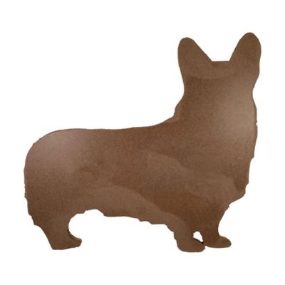 Image showing  Rustic Farmhouse 12 in. Welsh Corgi Cutout Reclaimed Wood Silhouette