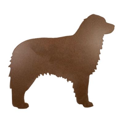 Image showing  Rustic Farmhouse 24 in. Australian Shepherd Cutout Reclaimed Wood Silhouette